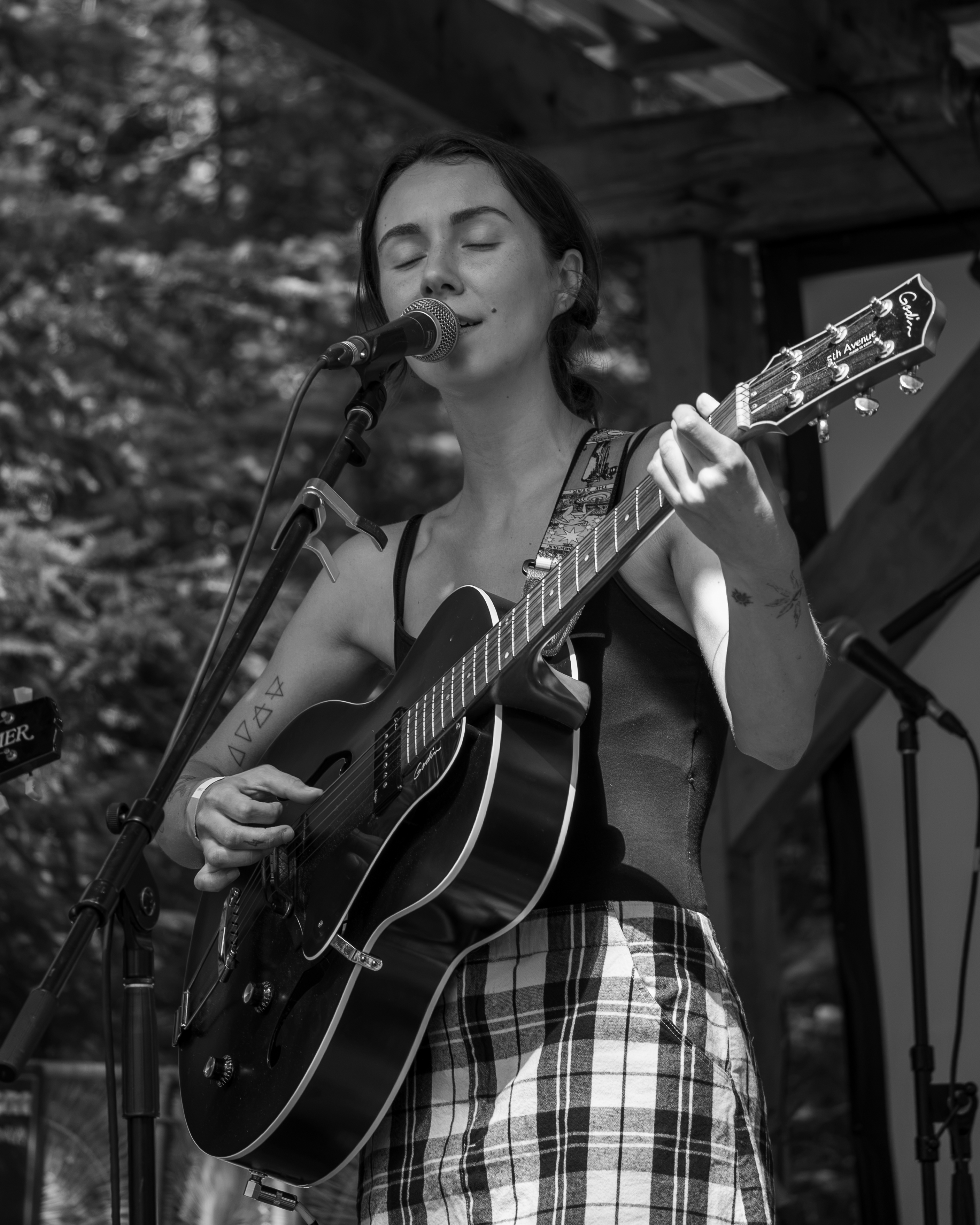 Energetic live music performance at a packed Prince Edward Island music festival - Eastside Photography event portfolio