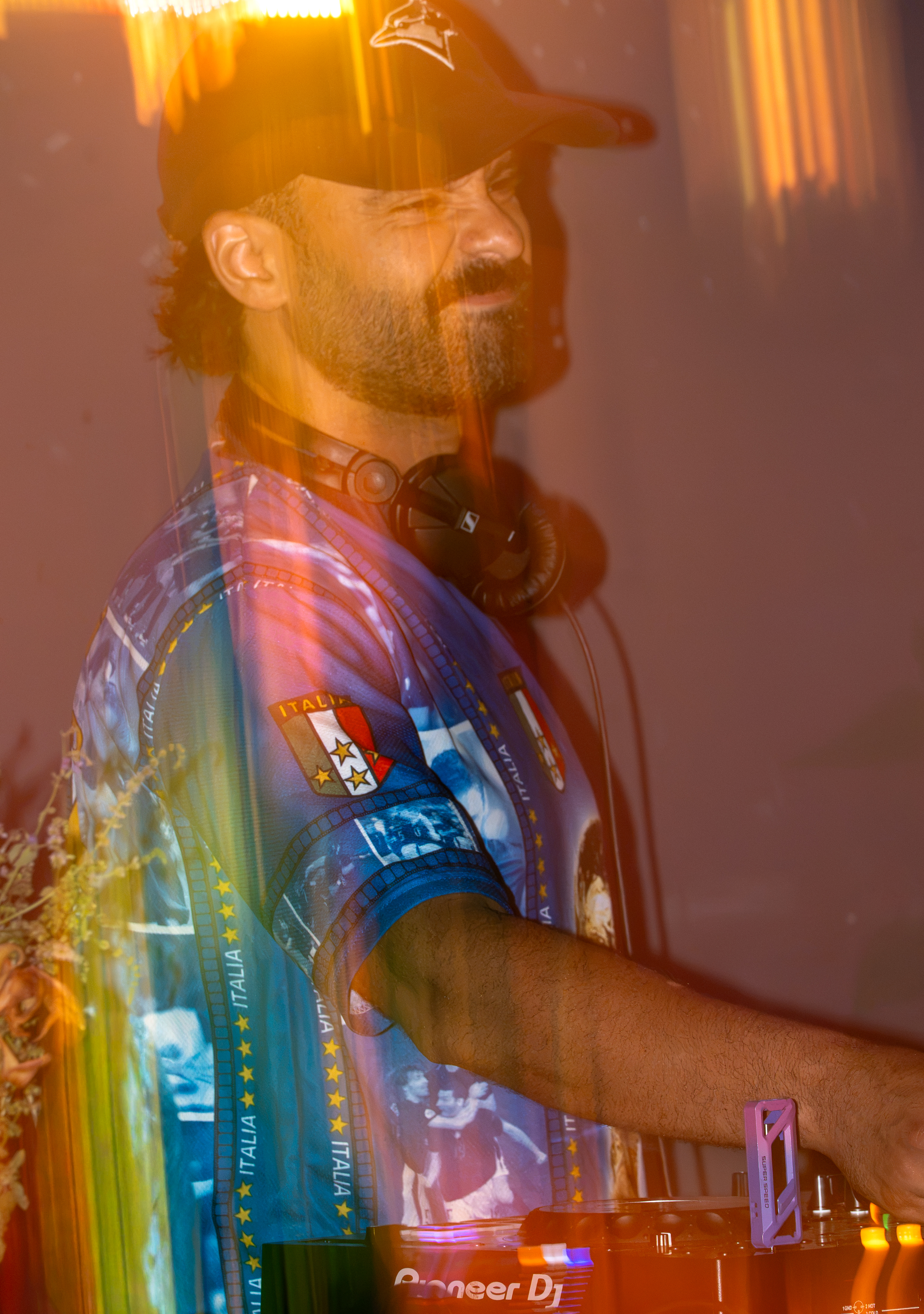 Professional DJ spinning a live set at a packed nightclub in Charlottetown Prince Edward Island - Eastside Photography