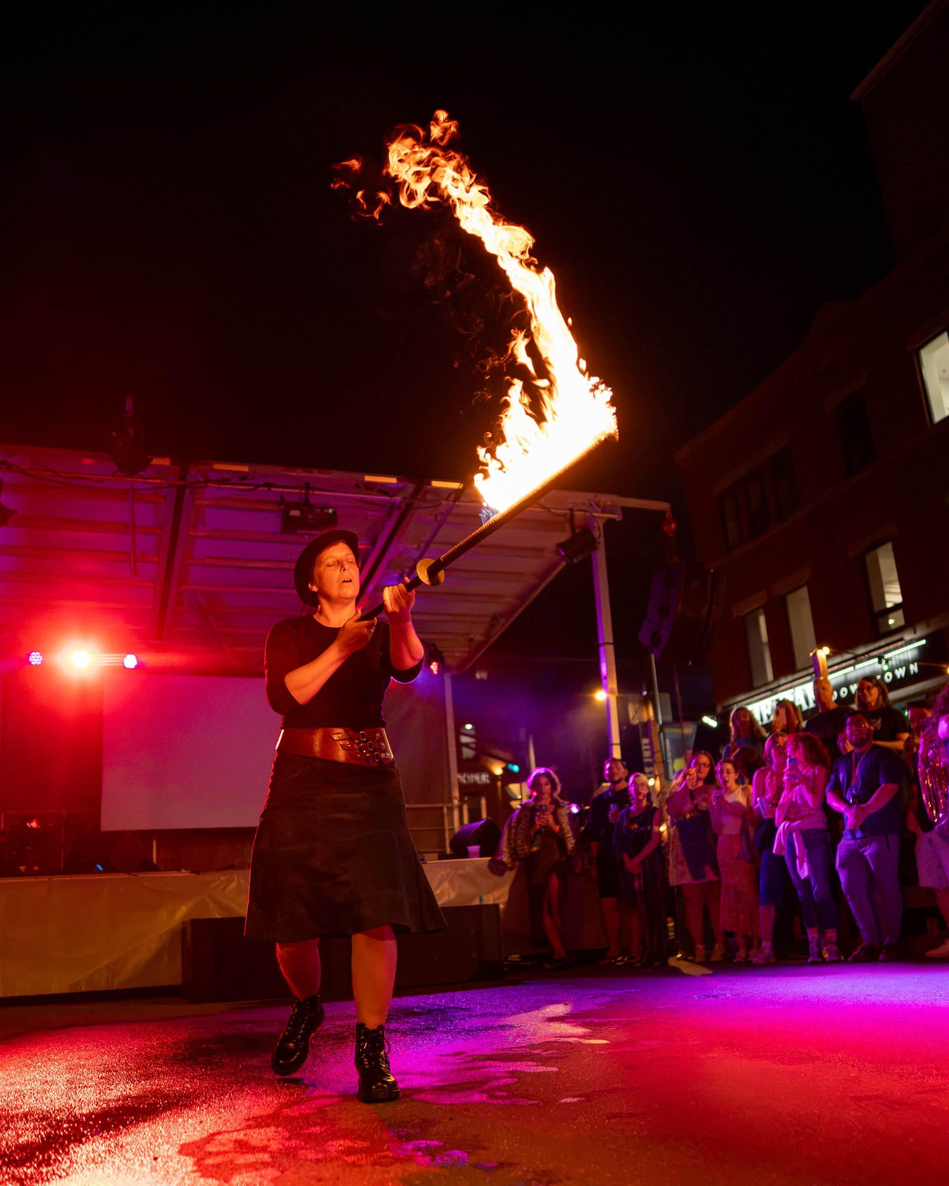 Vibrant live event photography covering a packed concert crowd in Prince Edward Island - Eastside Photography