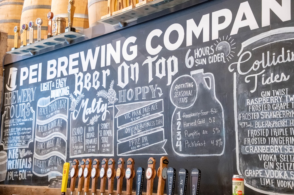 PEI Brewing Co. Taps - Eastside Photography Commercial Brand Portfolio